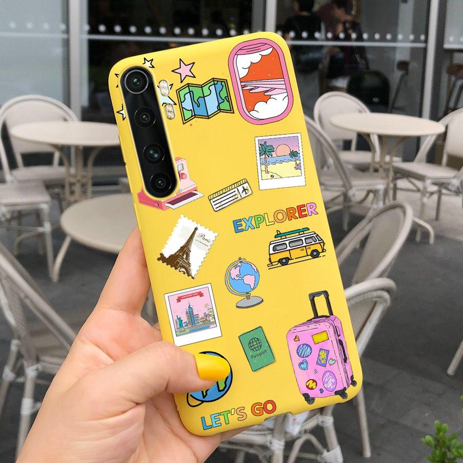 For Xiaomi Mi Note 10 Lite Case 6.47" Fashion Cute Girls Painted Soft TPU Cover For Xiaomi Note 10 Lite MiNote10 Lite Phone Case