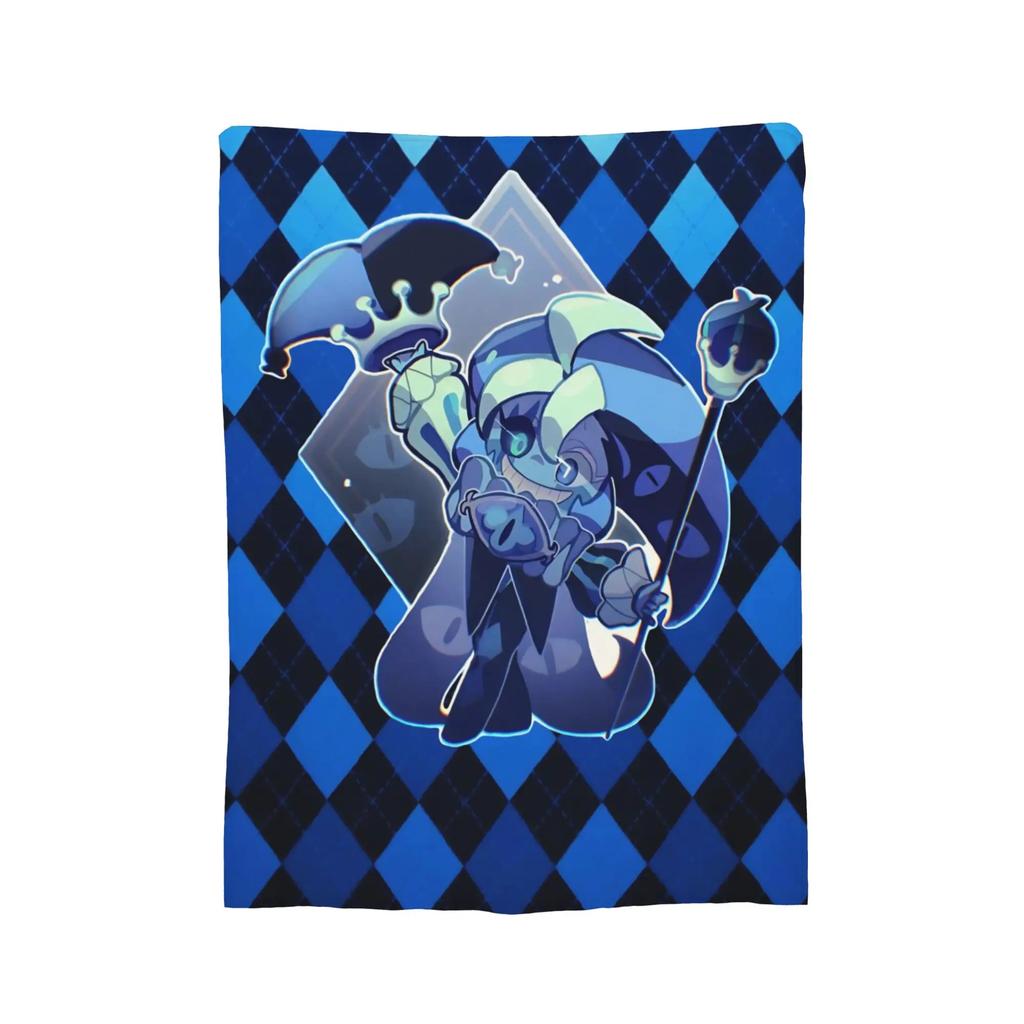 Pure Vanilla Cookie Blankets Flannel Winter Cookie Run Kingdom Multi-function Ultra-Soft Throw Blanket for Sofa Couch Quilt