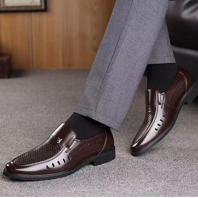 South East Asia casual shoes men's leather shoes breathable versatile men's soft sole comfortable low-top foreign trade sandals leather sandals