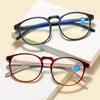 Fashionable Large Frame Anti-Blue Light Reading Glasses for Middle-Aged and Elderly Men and Women, Model 2101