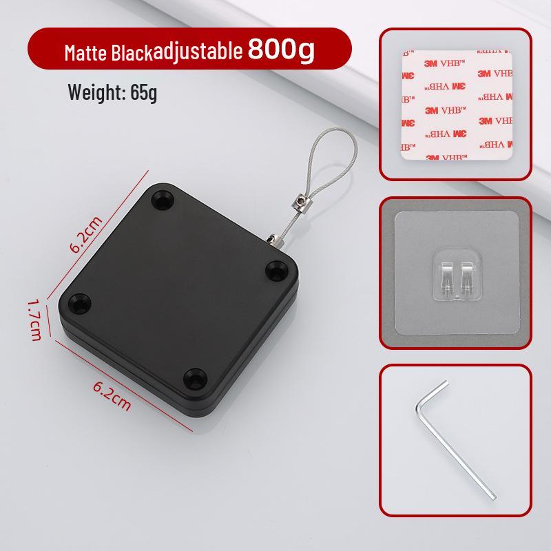 Silent Automatic Punch-Free Door Closer with Buffer