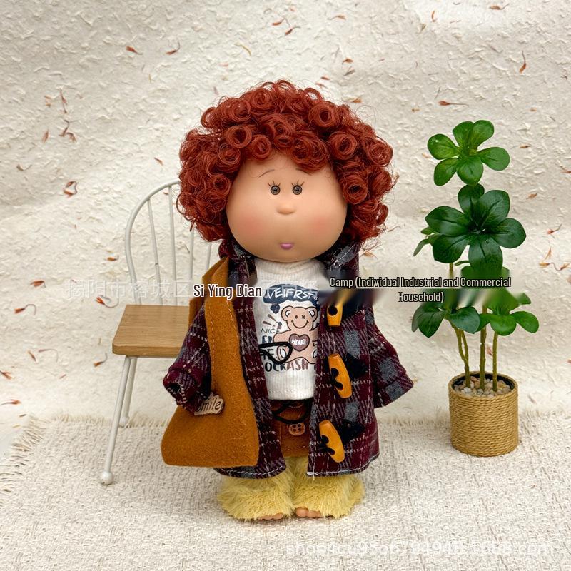 24cm Spanish Mia Potato Doll Dress-Up Set with Plush Outfit