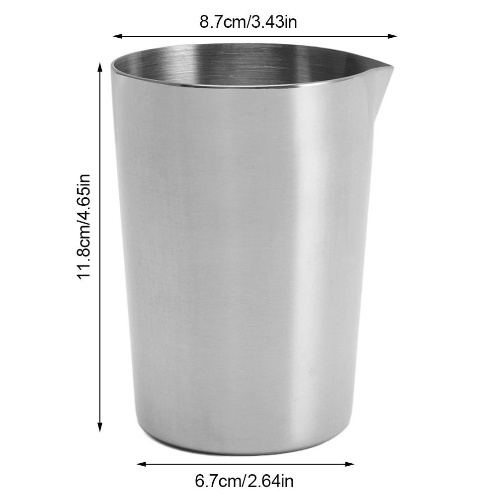 304 Stainless Steel Bar Mixing Glass 500ml Wine Mixing Cup Cocktail Stirring Glass Party