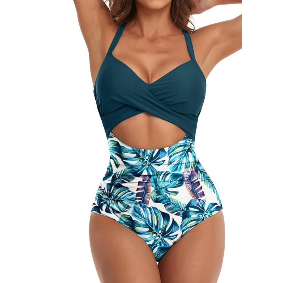 One-piece swimsuit women's sexy hollow bikini backless tight