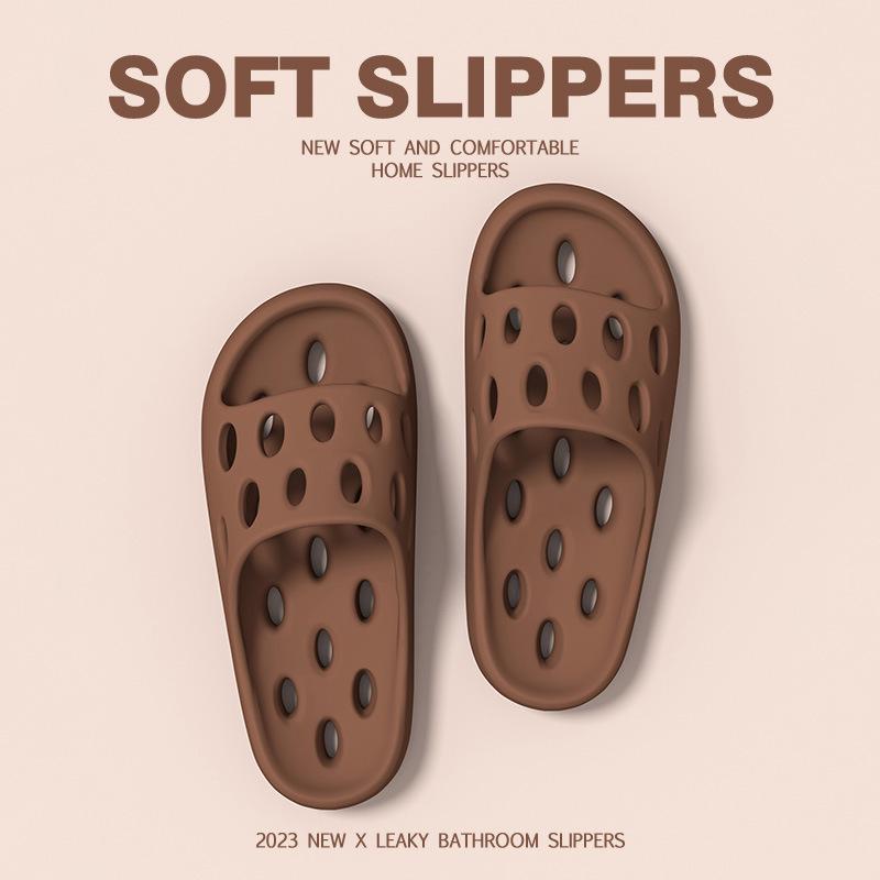 Women's Quick-Drying Non-Slip Slippers - Thick Sole Bathroom and Home Shoes for Couples, 2025 Design