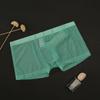 See-through Transparent Underpants U Convex Mesh Boxer Shorts Breathable Men's Pouch Briefs  Male