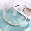Modyle Fashion Full Pearl Hairbands Elastic Flower Women Hair Hoop Bands Headband Bezel Girls Hair Accessories Headdress