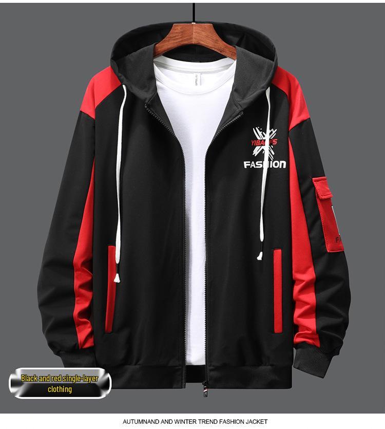 Men's Spring/Autumn Casual Hoodie & Pants Set: Trendy Youth Sportswear Two-Piece.