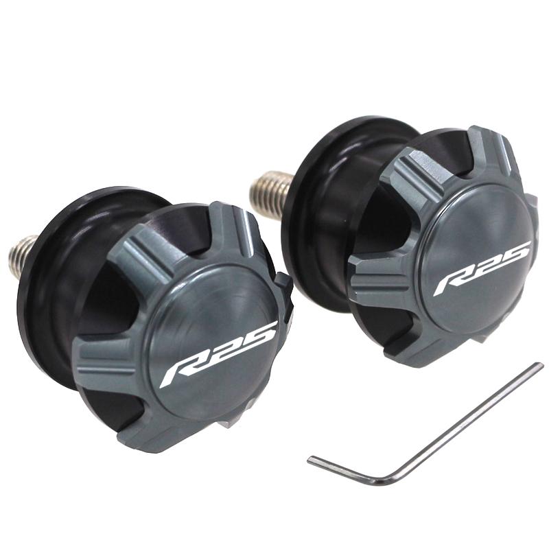 Bobine de braț oscilant din aluminiu CNC pentru motociclete, șuruburi, glisor pentru Yamaha MT-03 MT03 MT-25 MT 25 YZF R3 YZF R25 YZF-R3