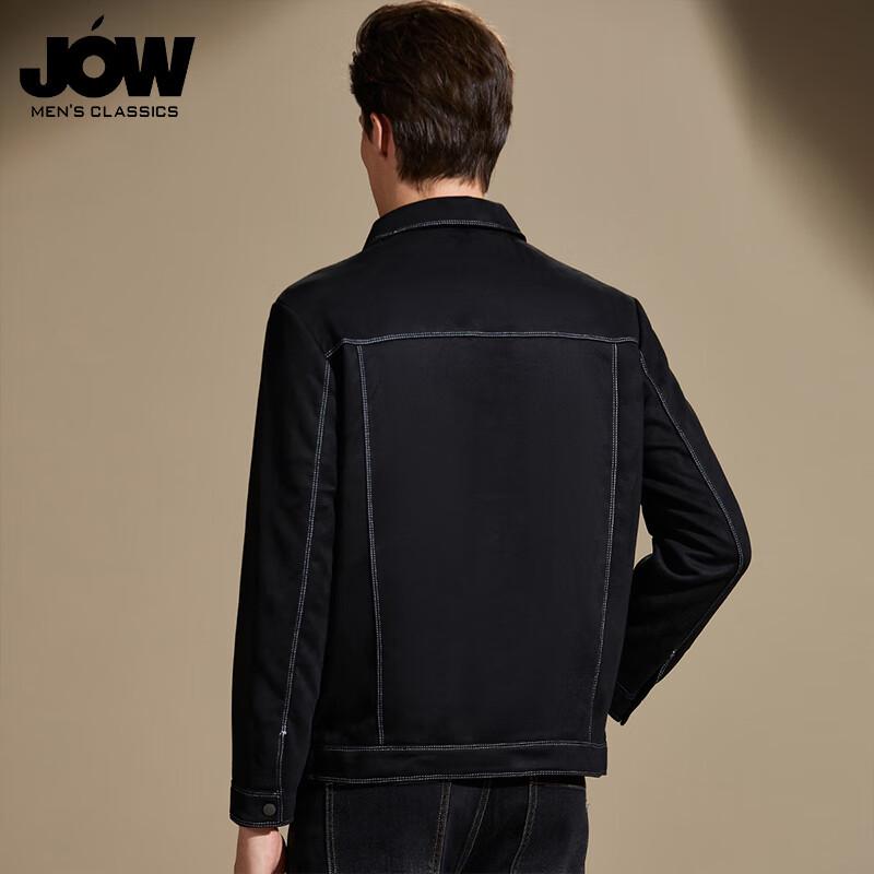 Qiaowo Herren Wildleder Utility-Jacke