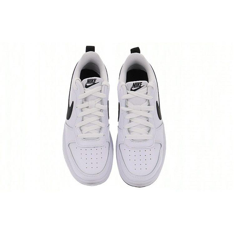 Nike Court Borough Low 2 White Black GS BQ5448-104