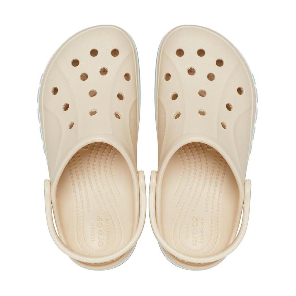 Crocs Bayaband Breathable Lightweight Fashionable Versatile Non-Slip Sandals Kids Sandals Off-White 207019-11S