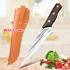 Barbecue Knife Slicing Meat Fruit Fish Filleting Utility Knife Kitchen Knives Wood Handle Forged Blade Chef Cooking Boning Knife