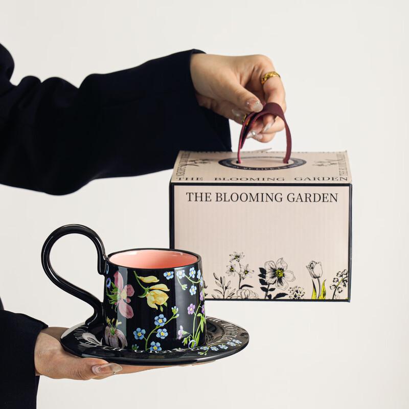 

OLOEY Premium Hand-Painted Bone China Travel Mug