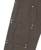 Nomaenyueol Divided Double Knee Pants - Charcoal
