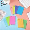 Horizontal Lined Sticky Labels Fluorescent Notepad To-do Lists with Check Boxes Academic Planning Stationery Multi-colored Adhesive Notes,