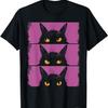 Amante de Gatos, Gatinho Preto Mal-Humorado, Mãe de Gato, Pai de Gato Camiseta para Homens Mulheres Meninas Crianças(2)