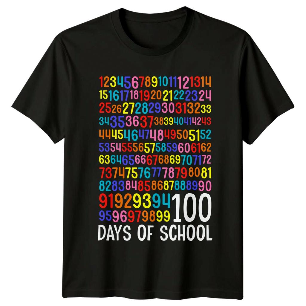 100 Days Of School TShirt 100th Day School Celebration Gift For Him And Her
