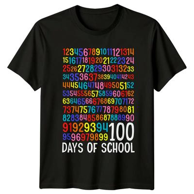 100 Days Of School TShirt 100th Day School Celebration Gift For Him And Her