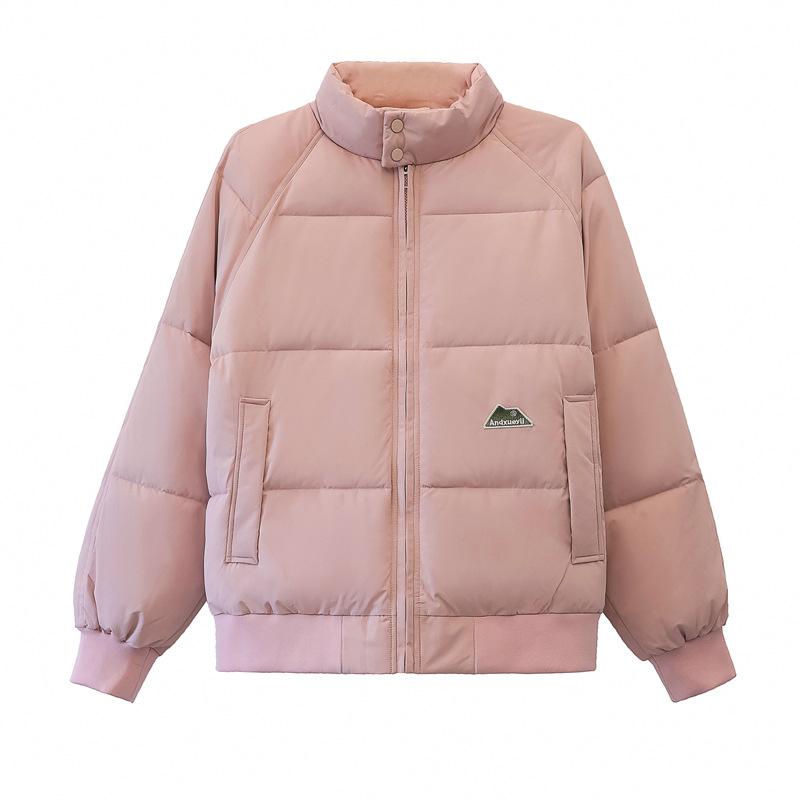 2025 Autumn and Winter New Fashion Temperament Cotton Clothes and Cotton Clothes Are Versatile Stand-up Collar Cotton Jackets Women's Short Jackets