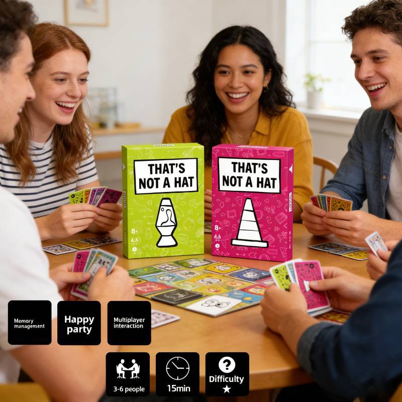 Thats Not A Hat Tabletop Game For Players With Brain Training Features