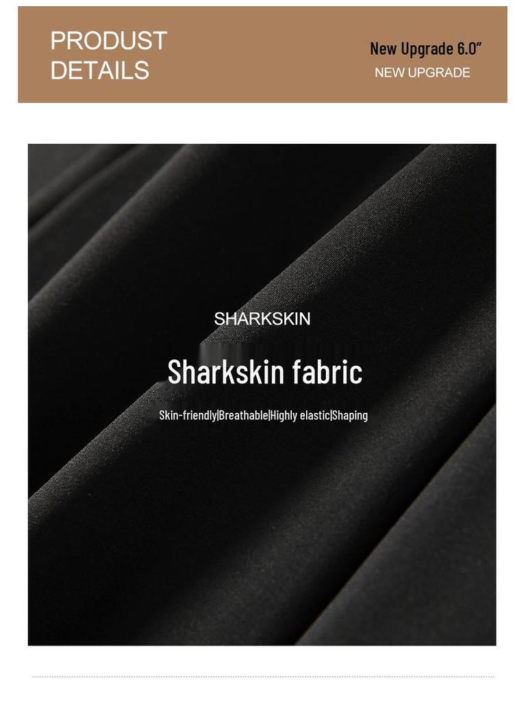 Women's High Waist Black Micro Flare Slimming Pants