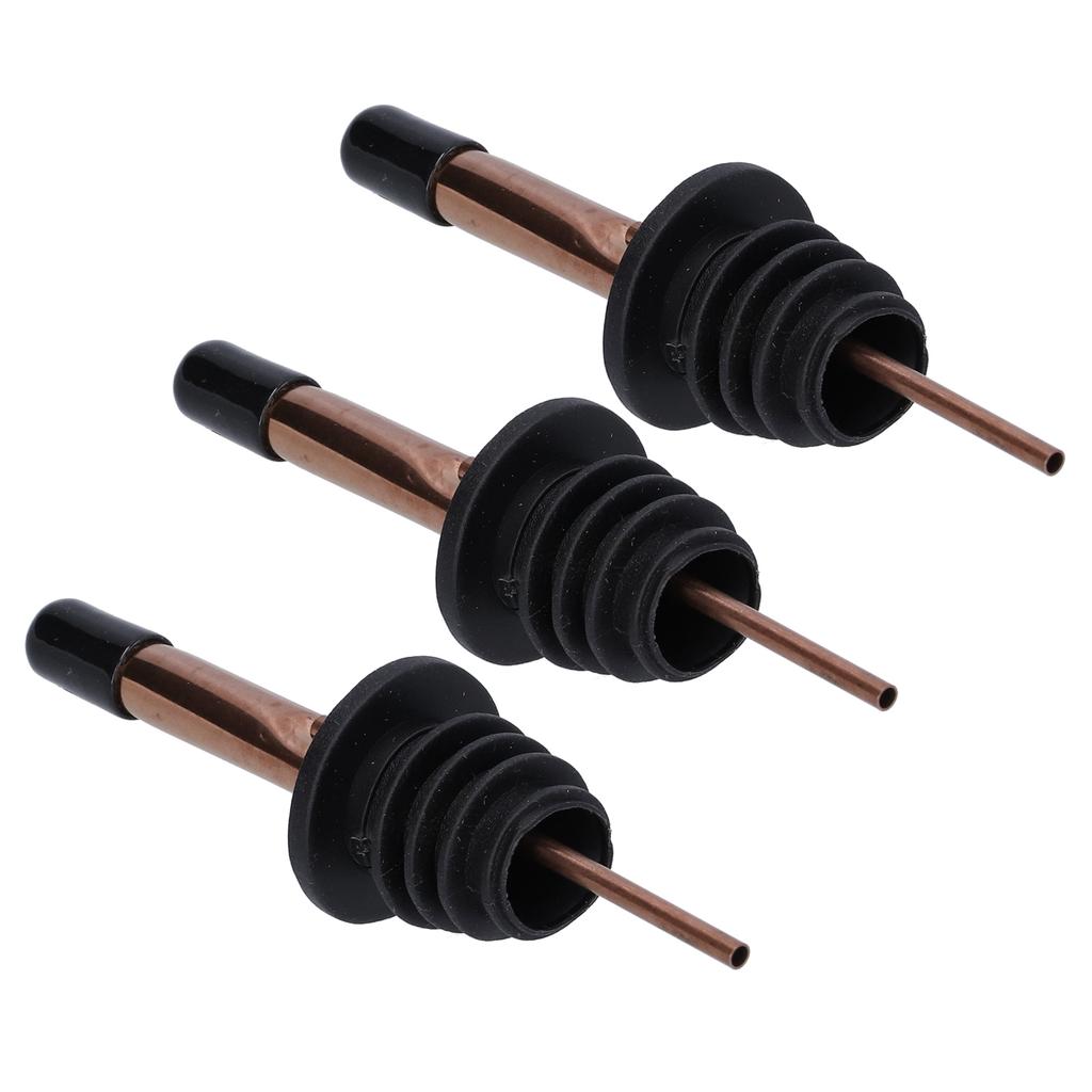 10Pcs Liquor Pourer Stainless Steel Wine Pourer Stopper Bar Tool for Bar Home Restaurants(Rose Gold