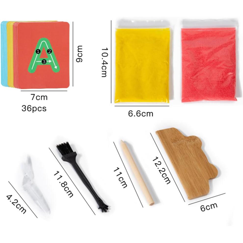 Sand Tray, Sand Writing Tray  Classroom Alphabet Writing Sand Trays, Sensory Practice, Educational Toy for Fine Motor Skills Development