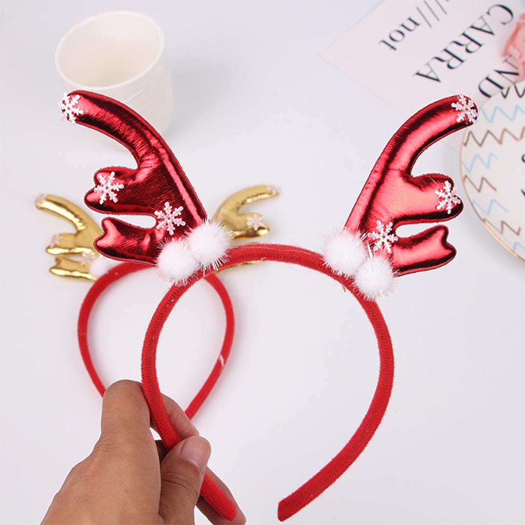 Animal Deer Horns Headband Xmas Antlers Hairband Easter Christmas Headwear