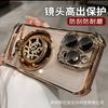 Applicable To Apple 17 Mobile Phone Case Light Luxury Rotating Tide Brand Magnetic Suction Bracket iPhone15 European and American Four-corner Couple
