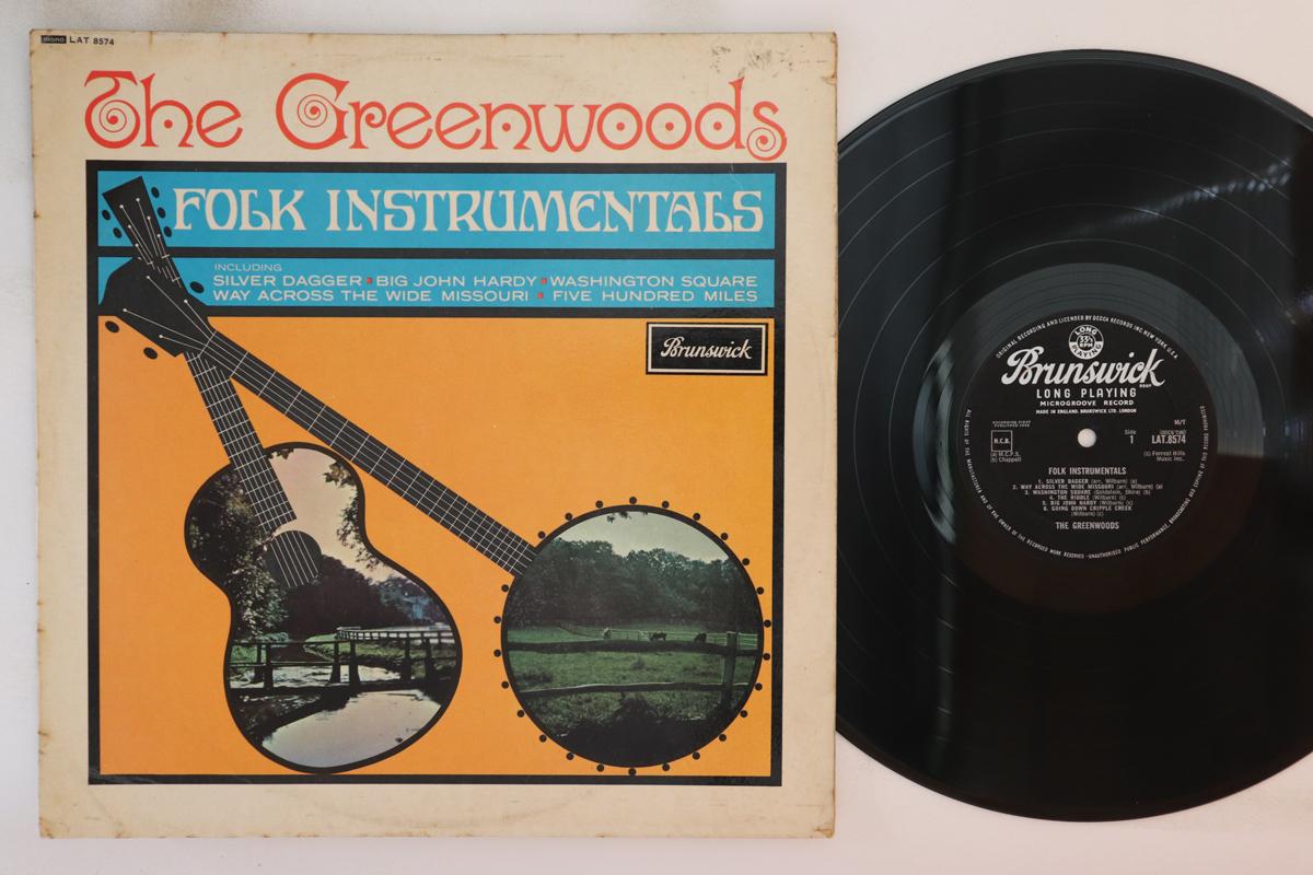 

LP Record GREENWOODS Folk Instrumentals LAT8574 BRUNSWICK 1964 UK Folk Used