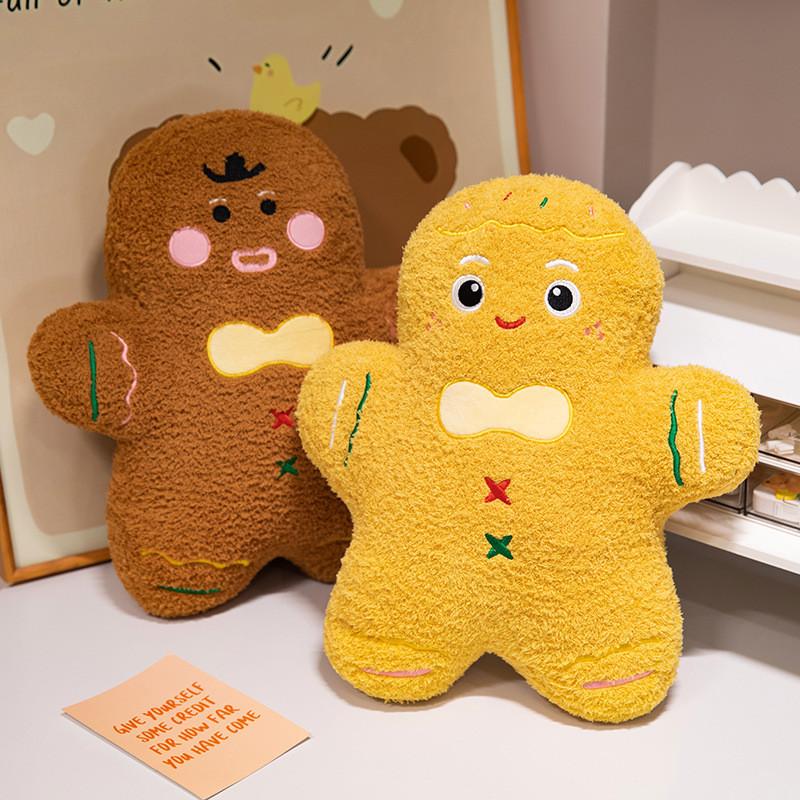 Christmas Cartoon Tree Gingerbread Man Plush Toy Girl Sofa Gift Decoration