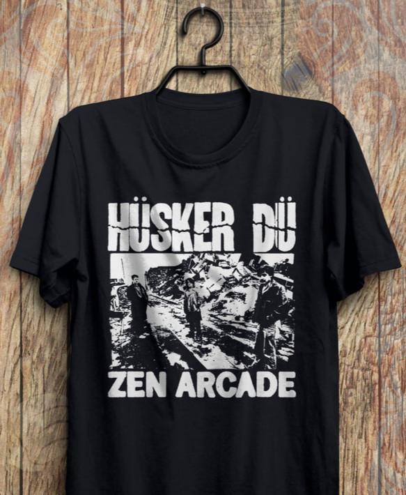 

Vintage Husker Du Zen Arcade T-Shirt - Husker Du Shirt, Husker, Unisex Tee XL
