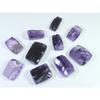297Cts. Natural Amethyst Druzy Octagon Cabochon Loose Gemstone 10Pcs Lot C-1256