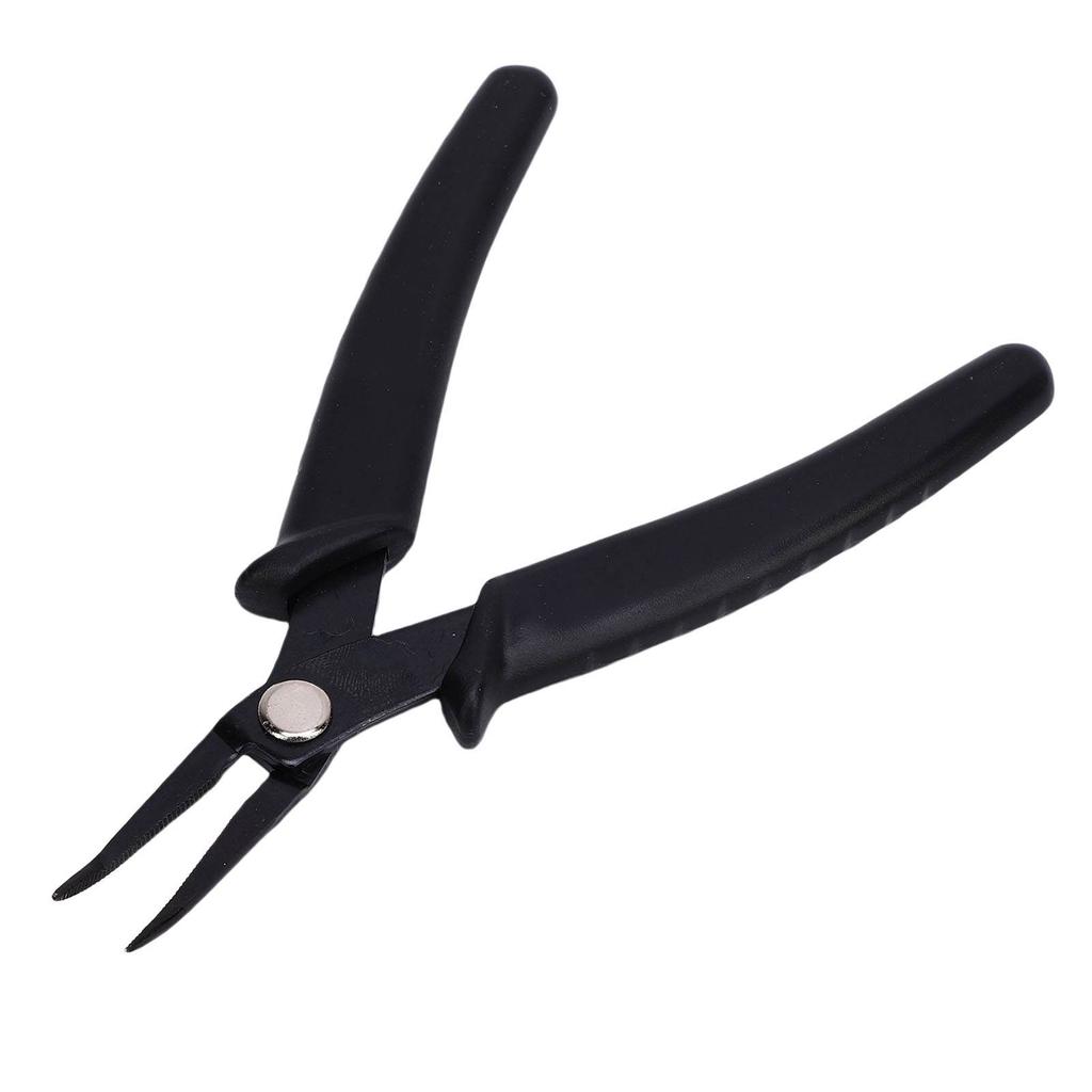 Badminton Racket Stringing Tool 14cm Curved Nose Stringing Pliers Carbon Steel with Ergonomic Handle for Tennis Rackets