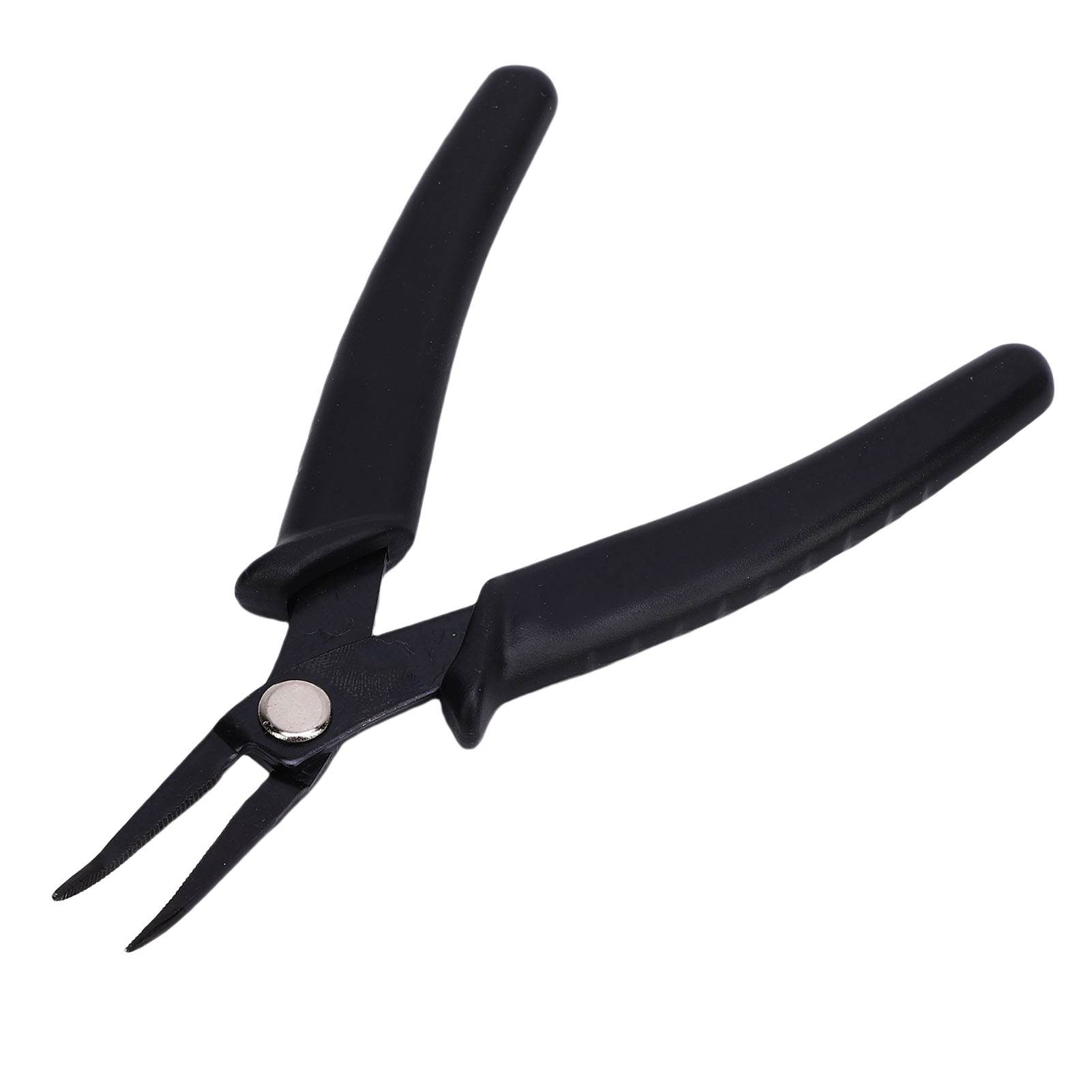 

Badminton Racket Stringing Tool 14cm Curved Nose Stringing Pliers Carbon Steel with Ergonomic Handle for Tennis Rackets