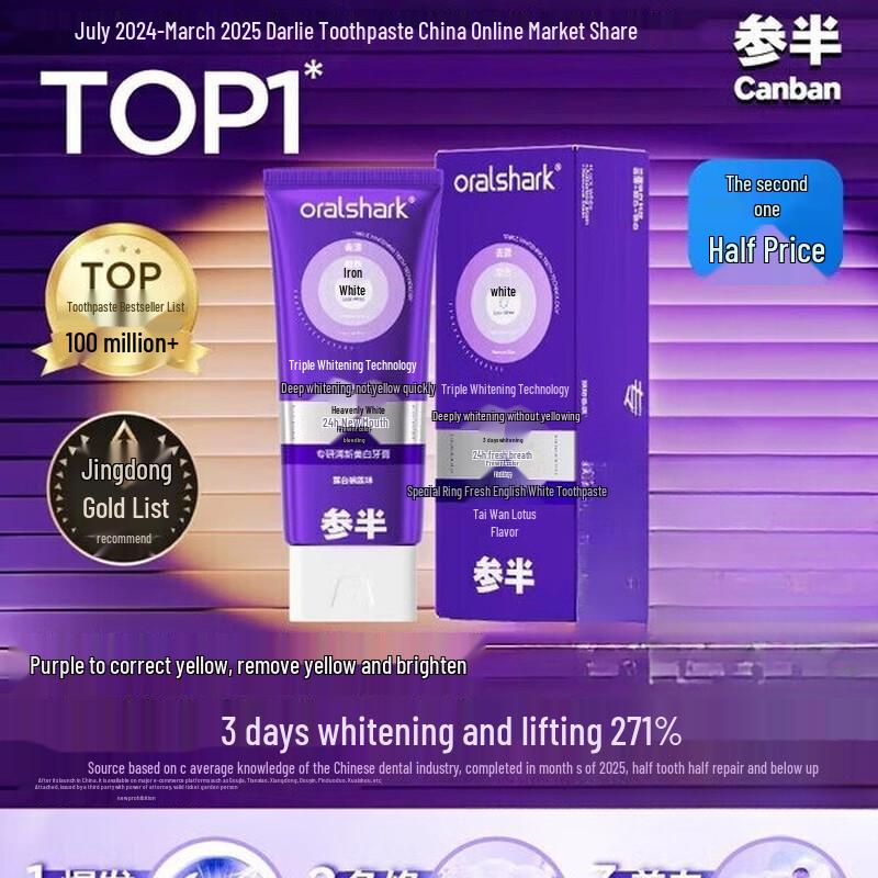 Cansan Color Correcting Whitening Toothpaste