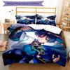 3pcs Genshin Impact Wanderer2 Design Cover Set - HD Printed Bedding with 1 Cover and 2 Pillowcases - Perfect for Home and Dorm Decor