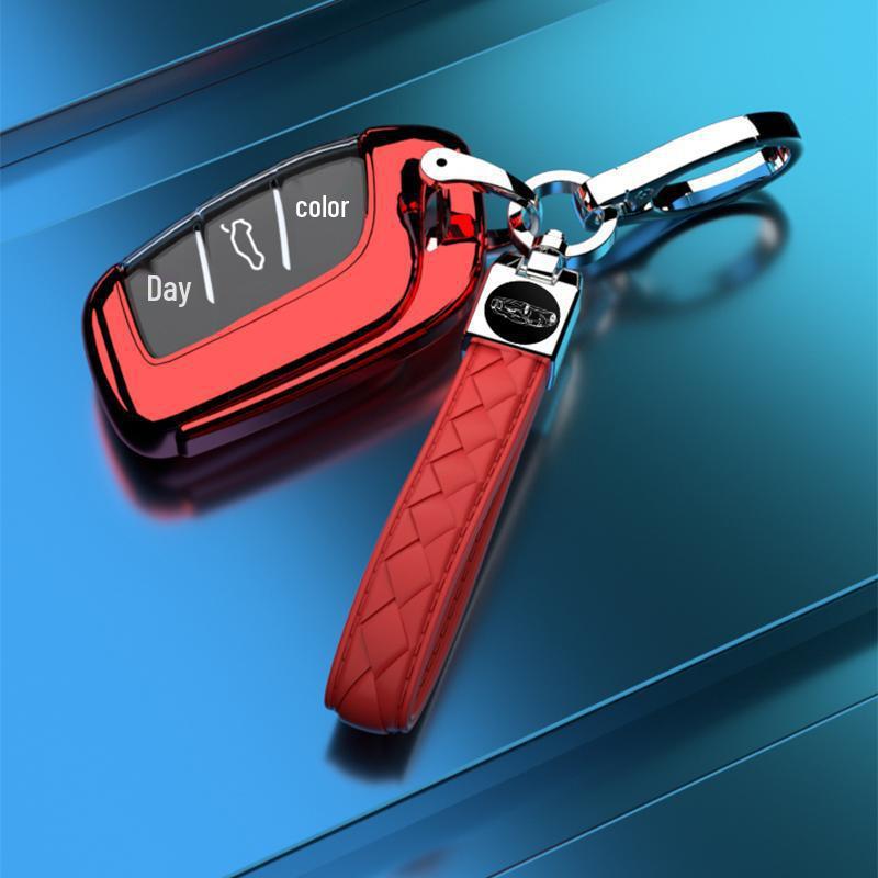 Roewe RX5 Plus/Max Key Case: Full Coverage Shell with Decorative Buckle for 2022 Model