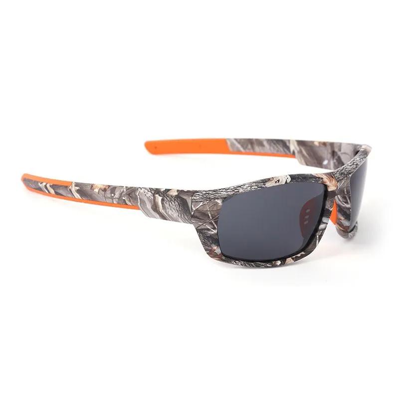 Outdoor Sportsonnenbrille Radsportbrille Unisex Leichtes Langlebiges Gestell UV-Schutz Polarisierte Gläser Geeignet für Radfahren Wandern Angeln
