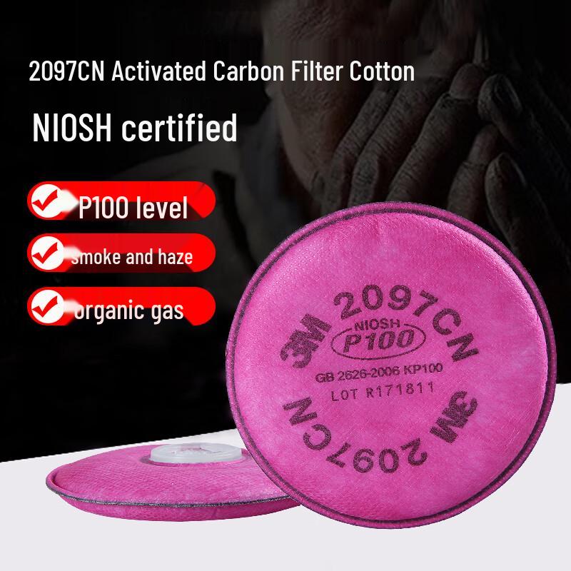 3M 2097CN P100 Particulate & Organic Vapor Filters