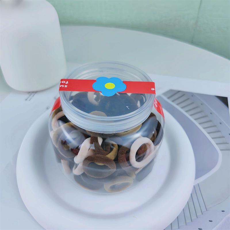 Cute Candy Color Hair Ties for Girls - Non-Damaging Rubber Bands & Towel Rings