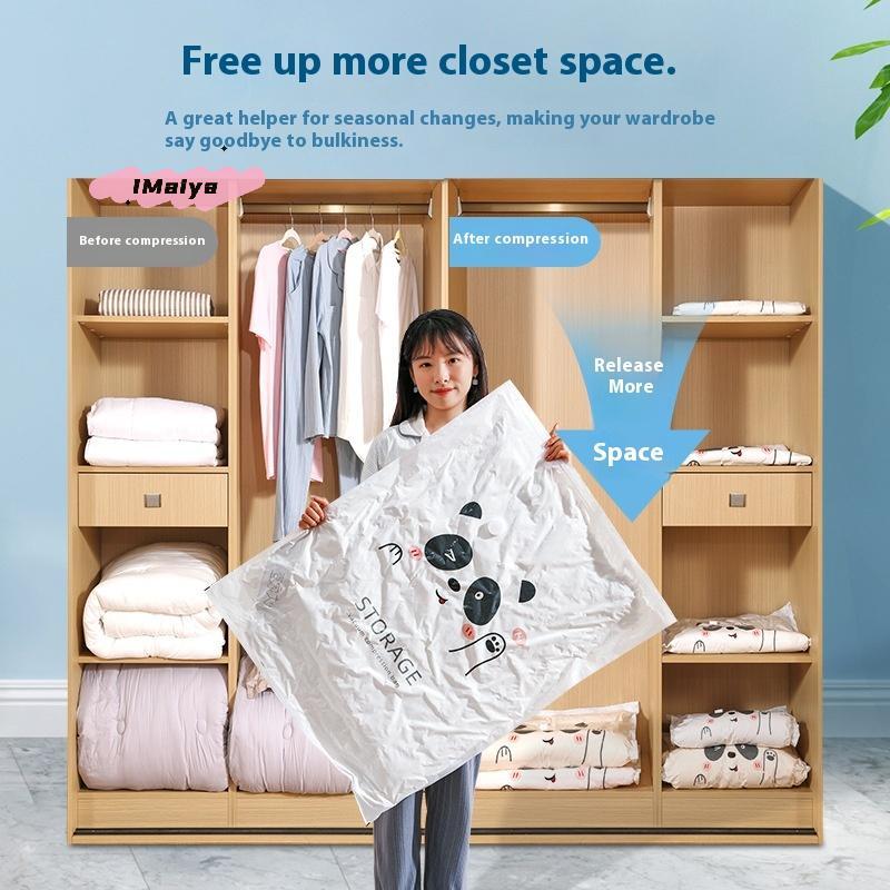 1Pc Thiened Vacuum Sealed Storage Bag for Clothes And Quilts Air Removal Suitcase And Quilt Special Packaging Bag