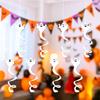 8 Stück Papiergeister Decken Dekoration Gruselige Geister Hängende Girlande Halloween Party