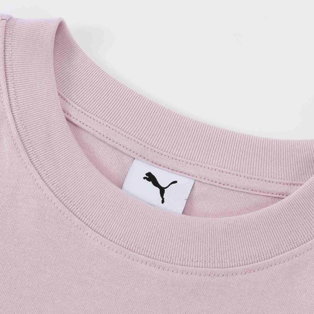 New PUMA Graphic SS25 T Shirt Unisex Light Purple 90 633853-90