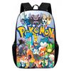Cartoon Pikachu Backpacks Print Primary Software Backpacks for Boy and Girls Best Gifts Lightweight Cartoon School Bag for Kids