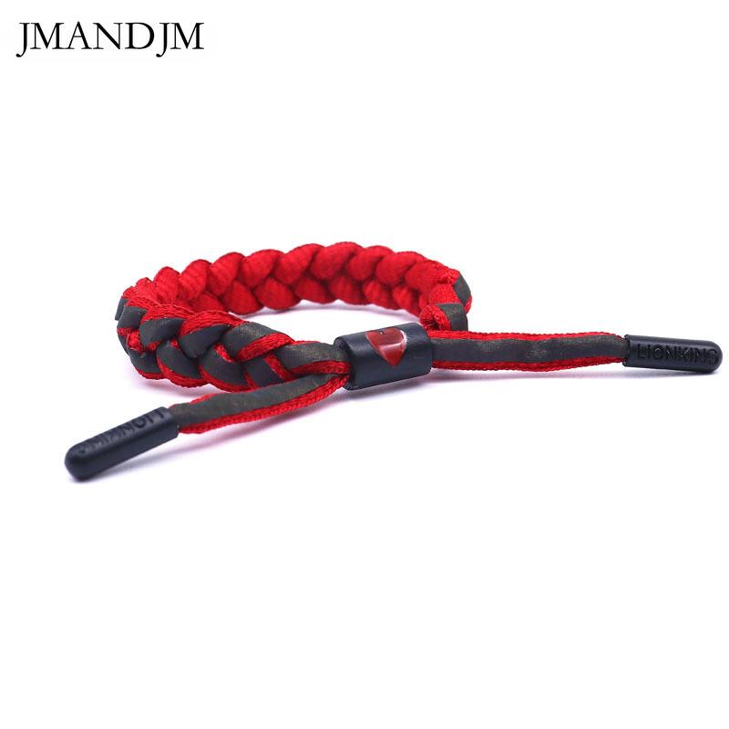 Bracelet Shoelace Woven Holographic Reflective Couple Bracelet Men's and Women's Bracelet