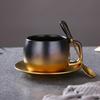 Black Simple Retro - Creative Coffee Set Luxury English Afternoon Tea Set Ceramic Xicaras Kitchenware BD50
