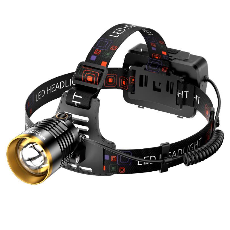 SkyFire Dual-Light Rechargeable LED Headlamp