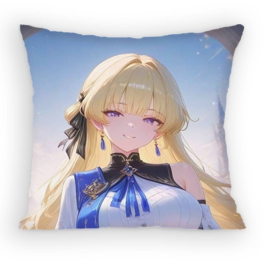 Open world Game Wuthering Waves Phoebe Pillow Case Anti-dustmite Pillowcase Invisible zipper silkySofa cushion cover for bedroom